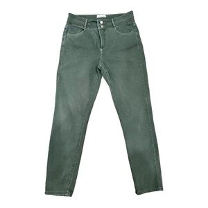 Loft High Waist Skinny Jeans Green Size 30/10